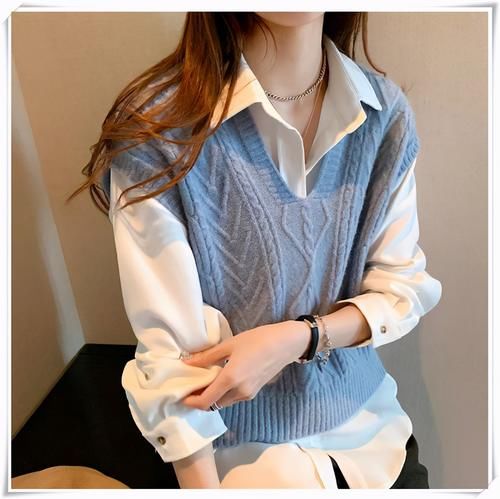 学习春季的高级叠穿法，一件马甲就够了，百搭实用