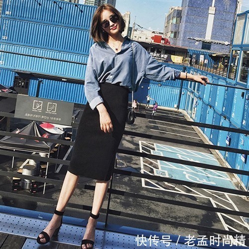 大长腿|显瘦的H型版型非常轻松的遮住了小肚腩