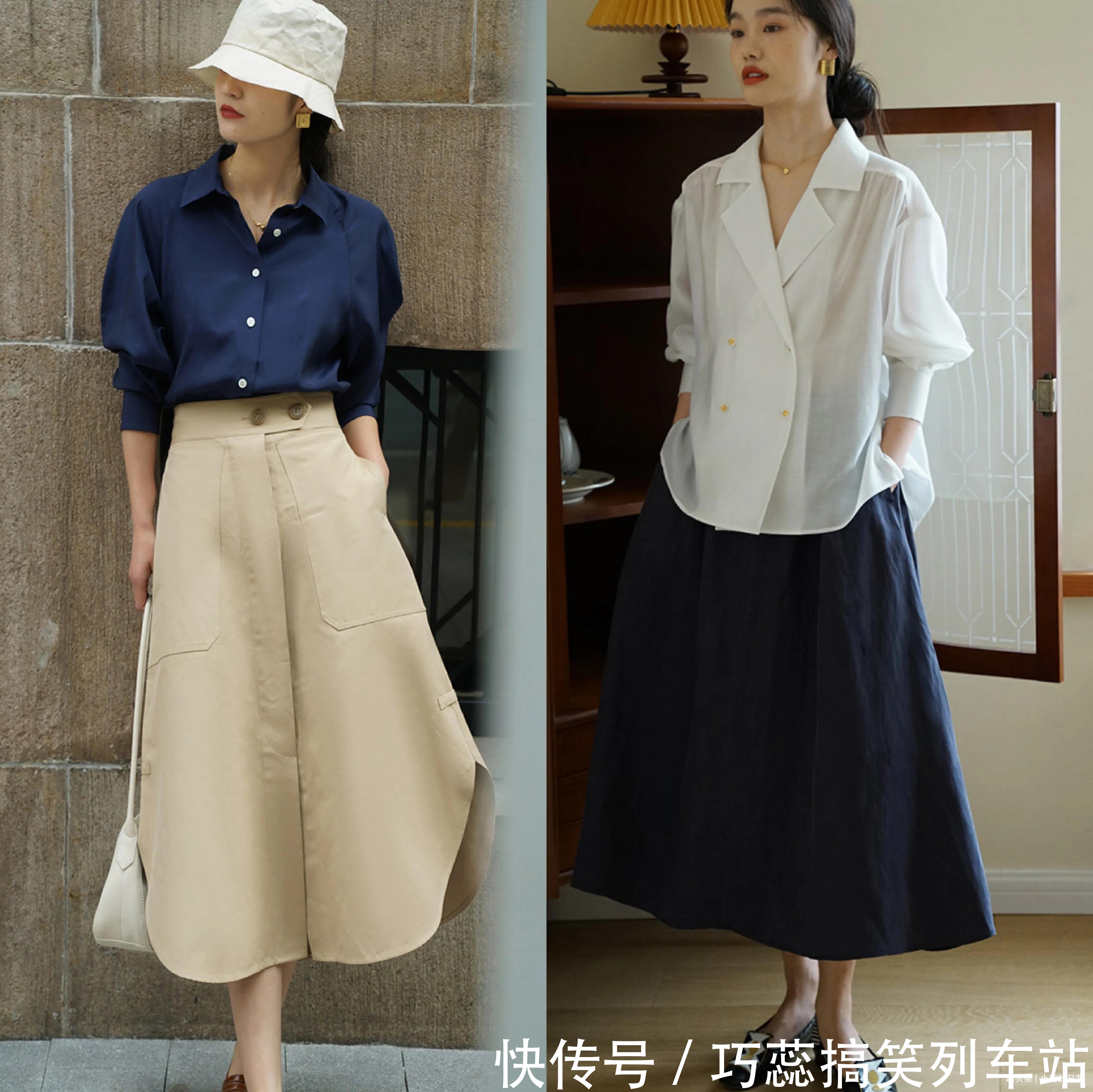 藏青色 悄悄告诉你:“衬衫”今年流行这几款,30+女人也能穿出20岁感觉
