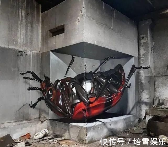 3d&这才是裸眼3D画,让人怀疑自己的眼睛,其他的立体画都弱极了