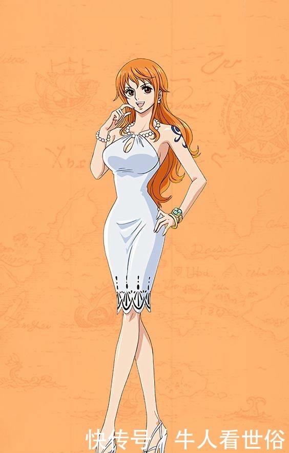 海贼王草帽一伙礼服装，路飞没穿拖鞋，罗宾秒变白富美