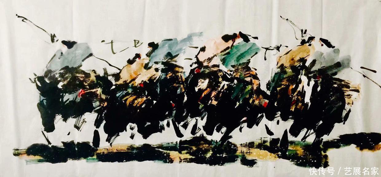 欣赏|【艺展中国】吴·斯日古楞绘画作品欣赏