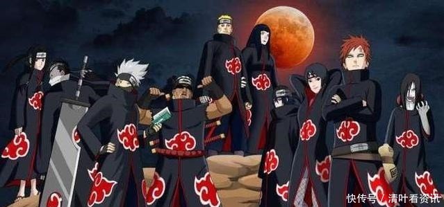 忍者|火影忍者忍者们穿上晓的衣服,井野太奔放,网友加入晓吧!