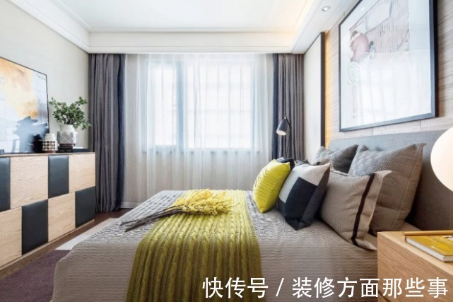 卧室|105平北欧风三居室，耐看实用软装单纯而明快，明确而强烈
