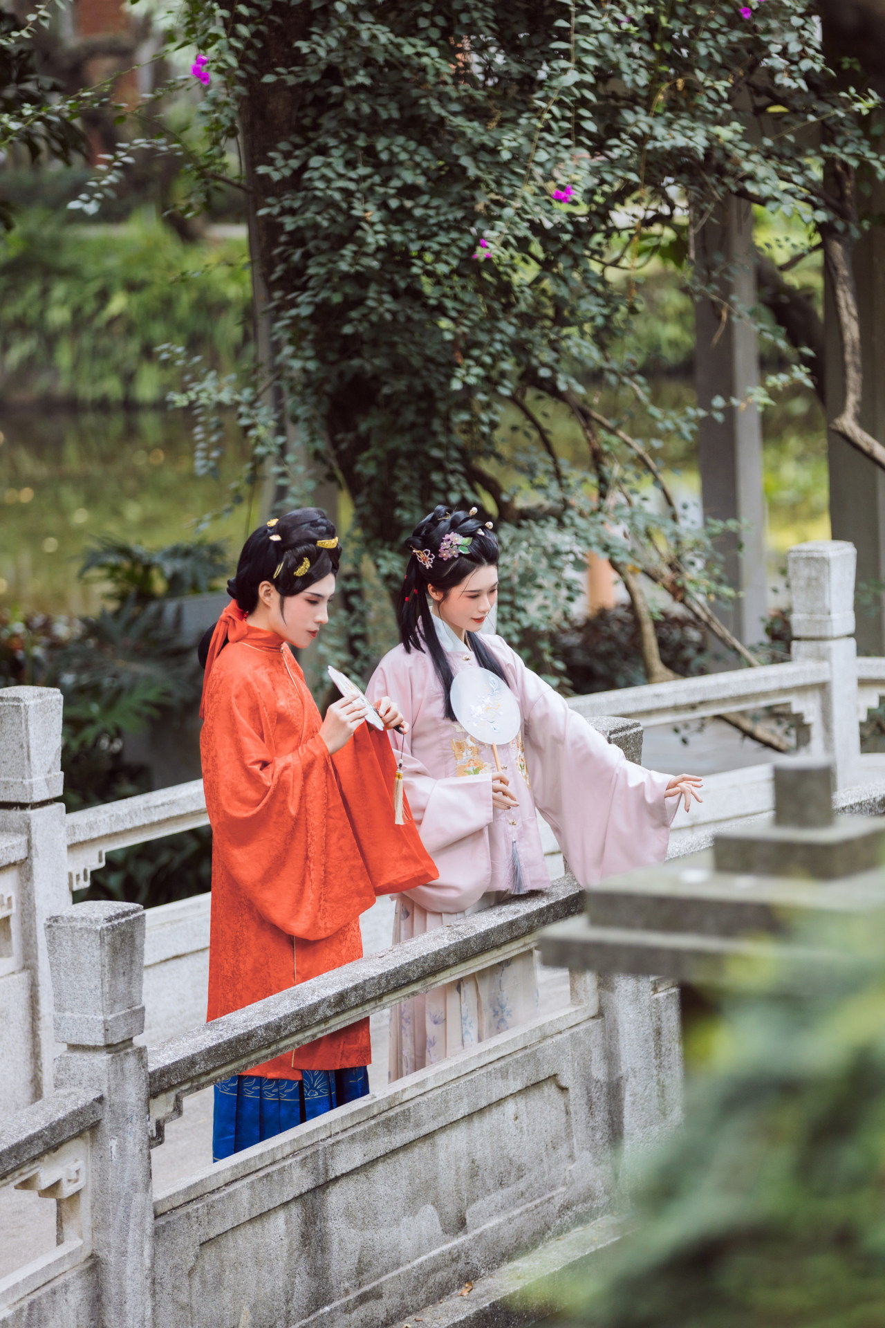 私影|汉服私影，母女游园
