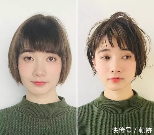 日本发型师分享“刘海小脸术”有了刘海的小姐姐,原来这么美