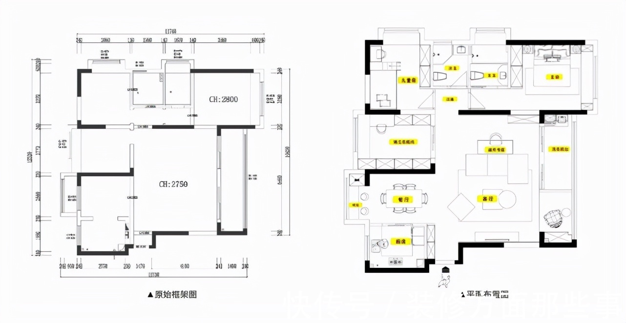 棉麻|108平一张餐桌、一个吧台、几把餐椅、一顿美食,烟火气十足