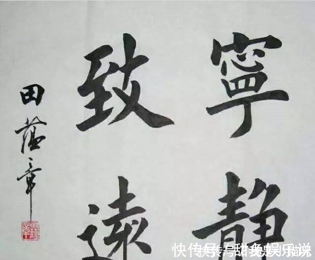 田楷$为什么有些人说田英章的练字法误人子弟?