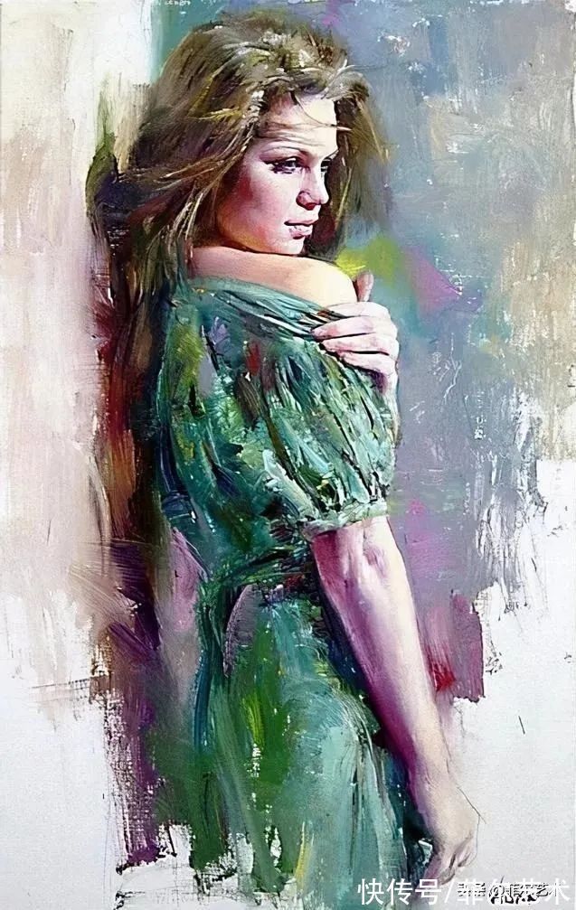 皮诺&意大利艺术家维丹写实和写意相结合的人体油画,美得如此动人