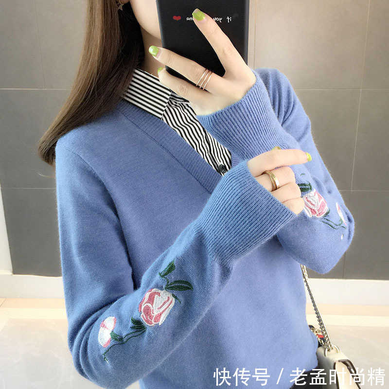 优雅|最近超火一款薄毛衣:叫“樱花粉”,春天搭小脚裤,贼美贼显年轻