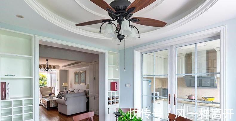 实木|100㎡小户型, 美式风装的很美腻