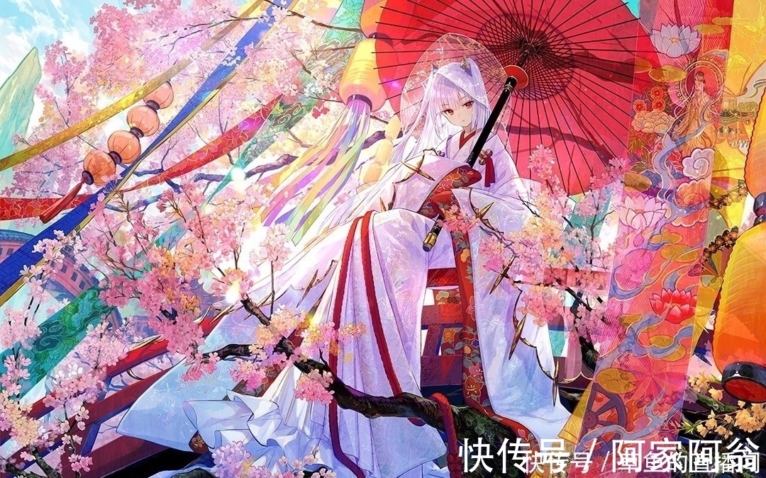 幻想世界|充满幻想世界的插画,用色绚烂绮丽,光影特效很赞