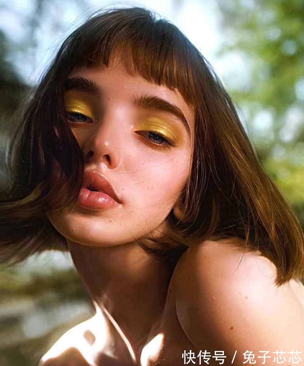 艺术家$竟有如此养眼的美女肖像画——伊拉克利令人难以置信的数字绘画