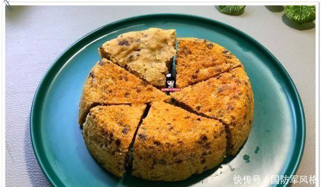 电饭煲红豆发糕,这样做不用揉面,不用擀面,好吃还简单