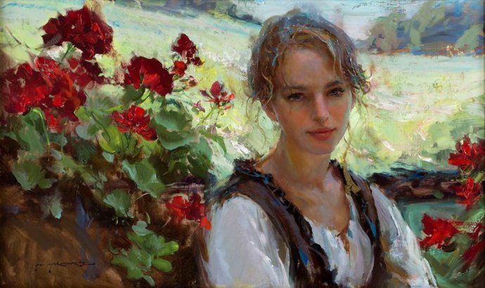 肖像!充满色彩、自由、深度的笔触的人物肖像油画作品