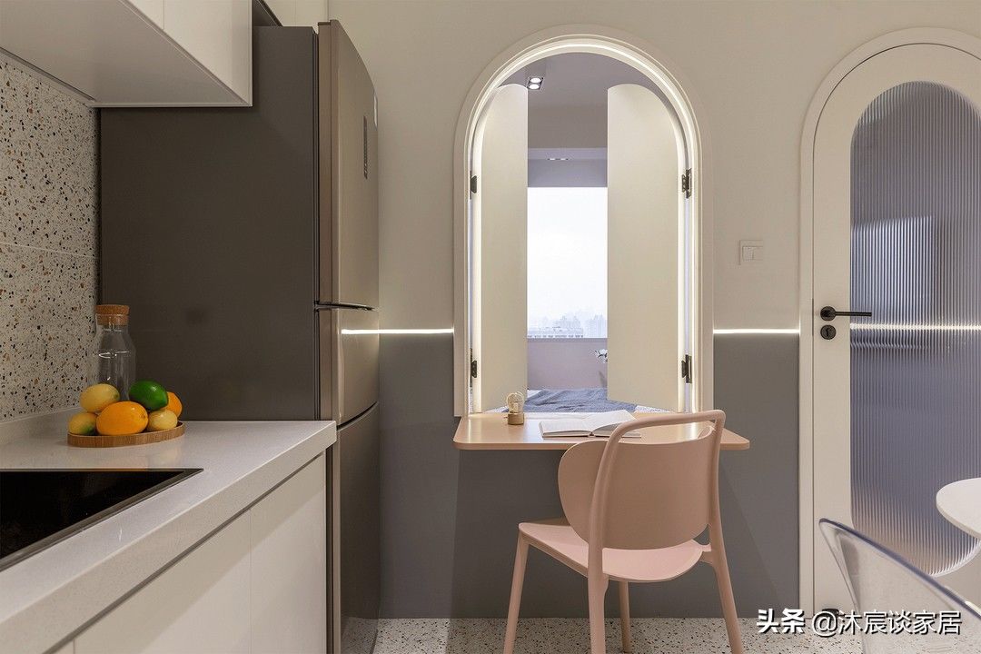 沐宸|看老破小如何“脱胎换骨”？重装34平小家，有三室有阅读区，惊艳