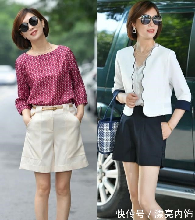 气质 50岁女人更要会打扮，这些精致优雅的气质穿搭，时尚减龄又养眼