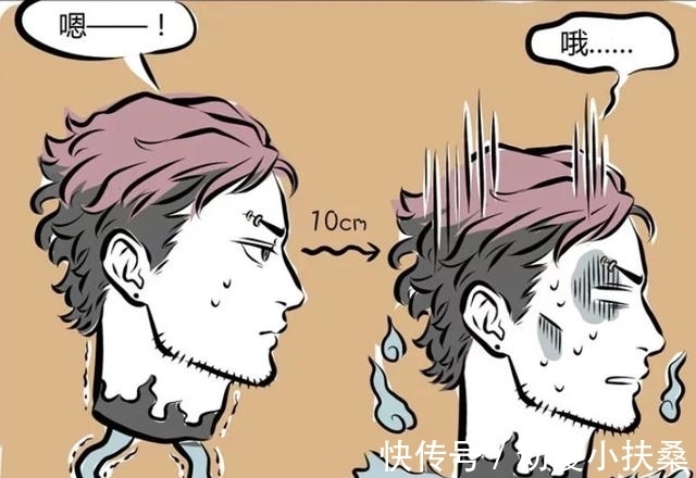 |搞笑漫画:刑天和头“一刀两断”,各自惬意生活!