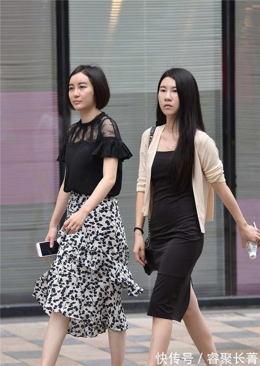 身材高挑|尖头细跟鞋和一字带凉鞋,夏季经典的高跟鞋,是不是很难选择了