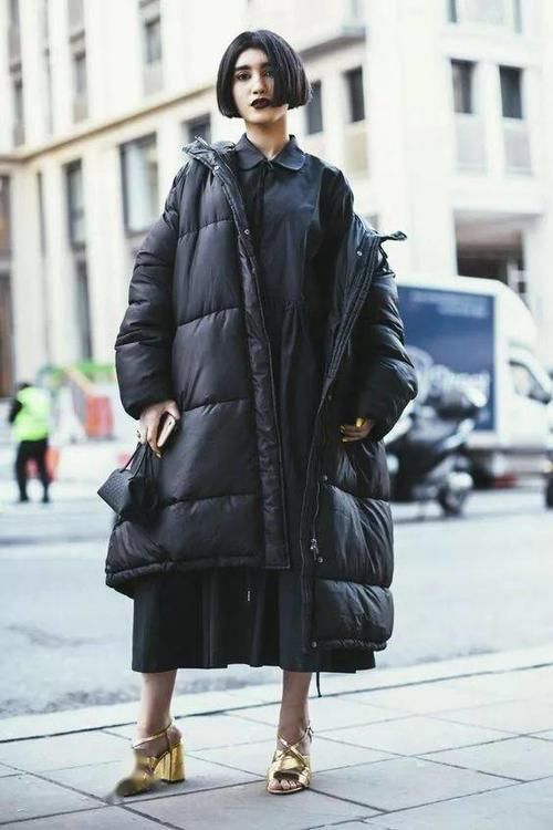 冬天,羽绒服越“长”越时髦!!