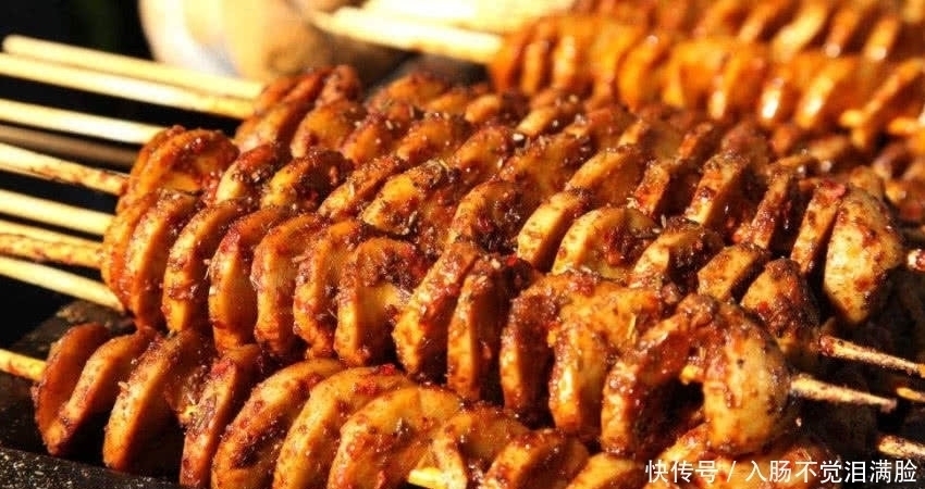 烧烤摊上最好吃的四种串串，不是蔬菜不是肉，拿烤腰子也不给换