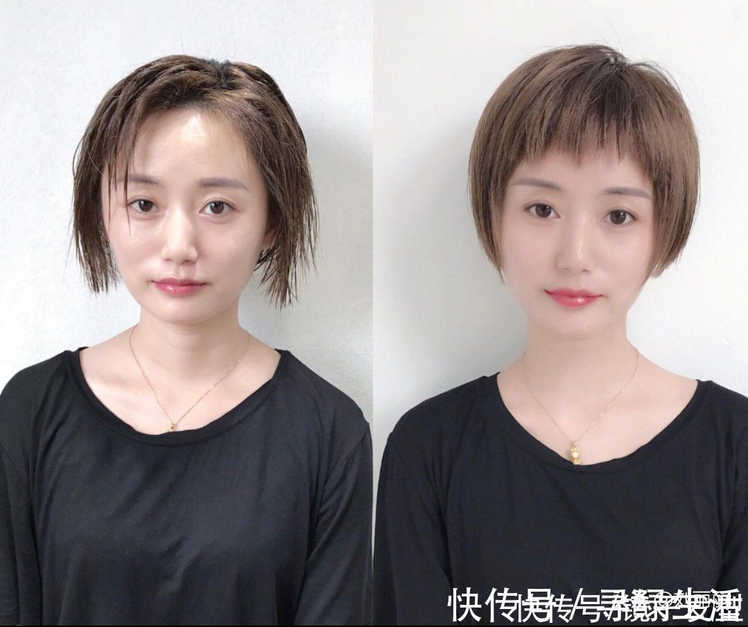 刘海 女发别乱剪,先看看这14位模特,发型一换就像变个人