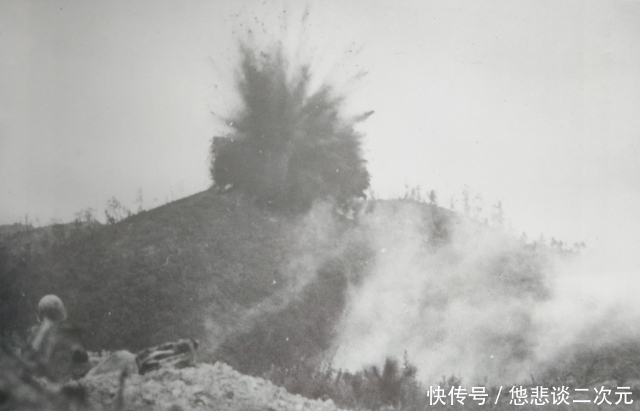 挖地道|老照片：松山战役中俘虏的日本女人，图7挖地道炸毁日军据点