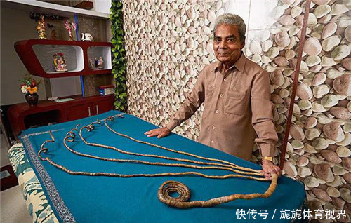 手指|印度老人66年没剪指甲,将指甲捐博物馆后,不料手指却有了新变化
