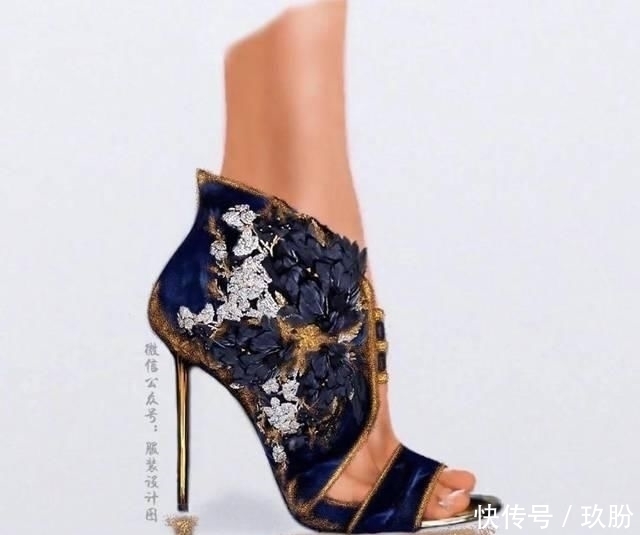 灵感|以服装为设计灵感设计出来的高跟鞋(50例高跟鞋效果图)!