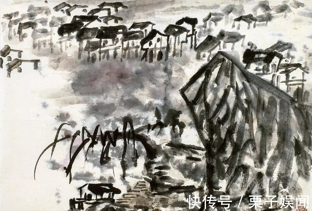 山水画&别人逸笔草草，他却繁笔复墨｜陈子庄的山水画