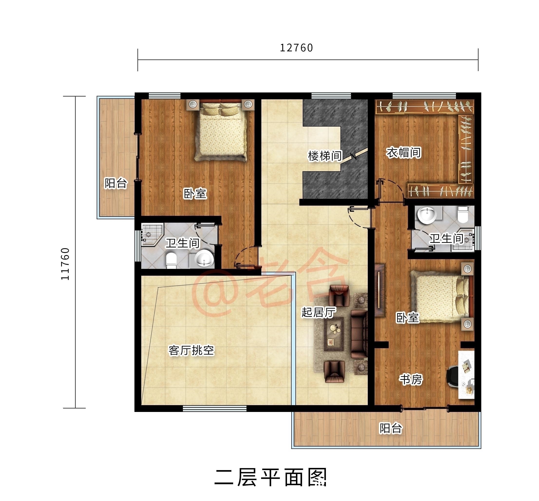 图纸|姑妈选了2套建房图纸，一套现代风，一套新中式，哪套更好看？