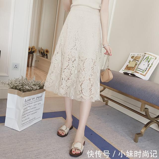 镂空|半身裙这么穿,时尚又漂亮
