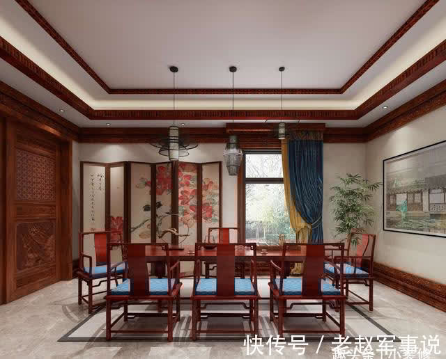 中式风|参观了这对夫妻的219㎡别墅，才明白中式风有多美，满屋诗情画意