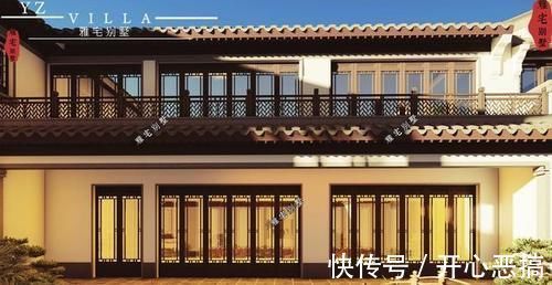 鸟瞰图|宅基地宽二十八米,长二十一米,想建个中式四合院该怎么设计?