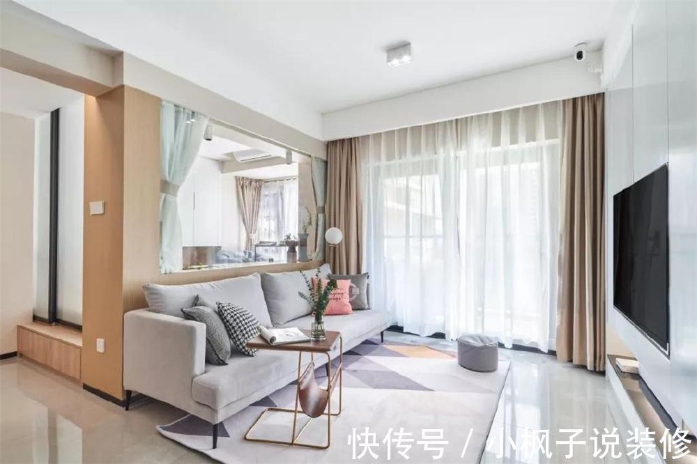 主卧|76㎡北欧风两室一厅,全屋装修清新明亮又通透,真的太漂亮了