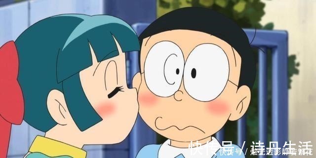 基友|哆啦A梦暖心又好笑的一集,大雄有了女朋友,还被亲了一口