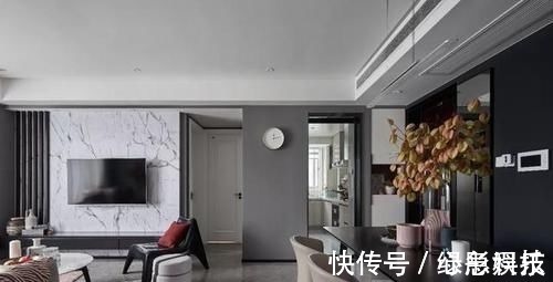 暖暖的味道|110㎡轻奢两居,高级灰+烟粉,个性独特的品质感让人惊艳!