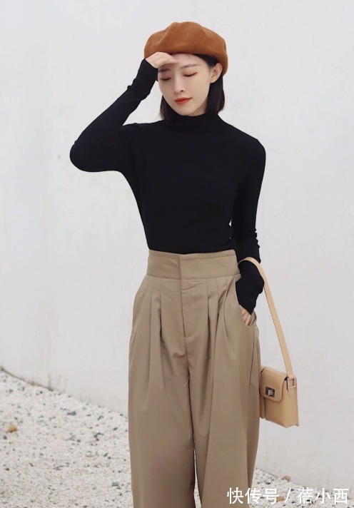 半身裙 还是穿“针织衫”最简约时髦,学会这几种搭配,骨子里透着高级感