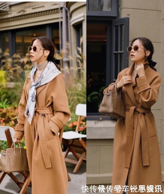 大衣 时尚博主驼色大衣超全穿搭整理,承包你整个秋冬的时尚,值得借鉴!