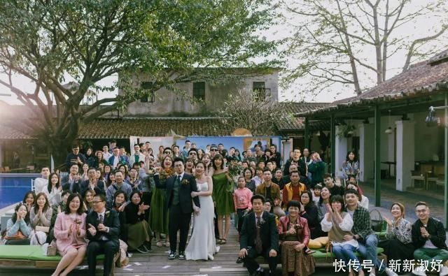 见到|当见到你时,整个世界都是爱情的颜色,彩色户外婚礼