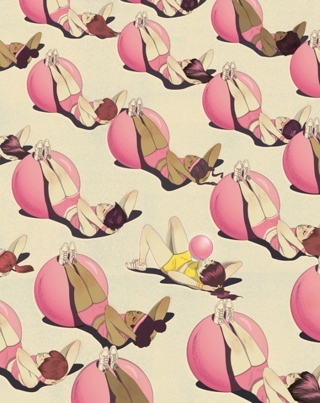 纽约视觉艺术学院#著名插画师马科斯的作品,好迷人!