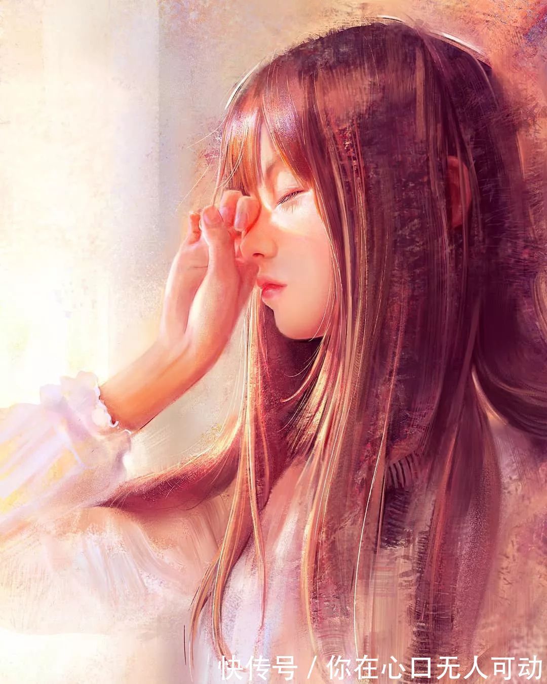 mandy!这三位艺术家的画中女子,楚楚动人,美若天仙