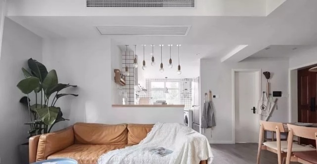 北欧风|平淡无奇的89㎡小户型,将其客餐厅全开放,瞬间变得美貌又明亮!