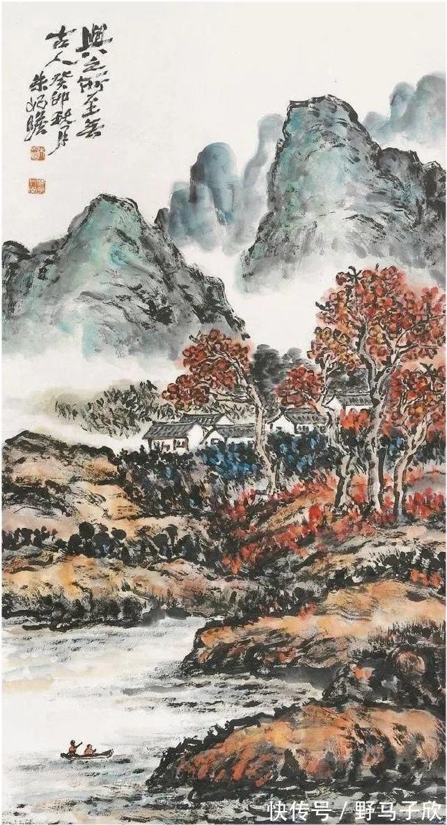 朱屺瞻$中国为数不多的百岁画家,自学数十年之后,一举成名于画坛