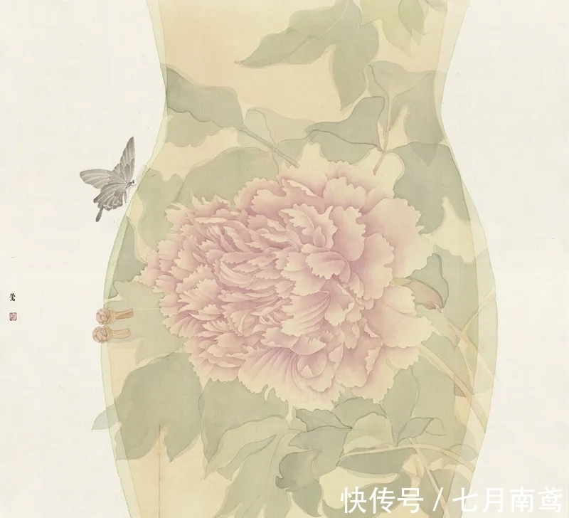 鲍莺|女性画家特有的审美情调,被她释放的淋漓尽致|鲍莺花鸟画