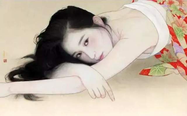 笔下|人称日本最美女画家，竟然这样画美女，极具香艳的极致诱惑