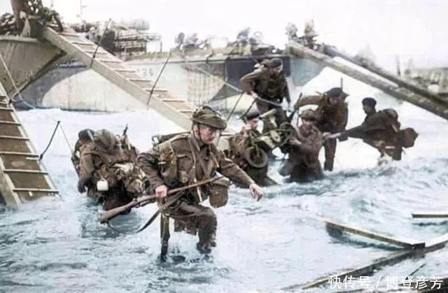德军|彩色二战老照片:300万盟军强登诺曼底,希特勒末日就此到来