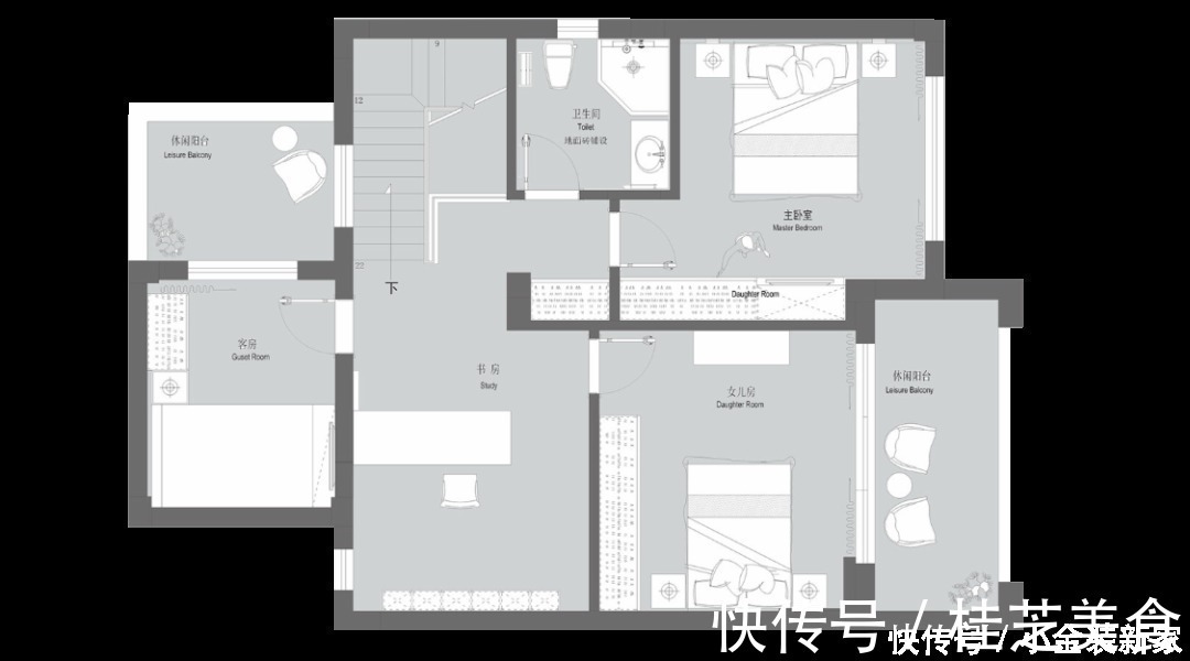 卧次卧|200㎡中式写意设计，他把自家谱成了一卷水墨画
