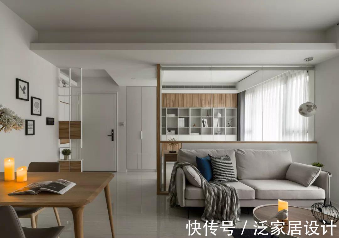柜子|76㎡现代风小户型,简单的装修却很治愈,真是越看越喜欢!