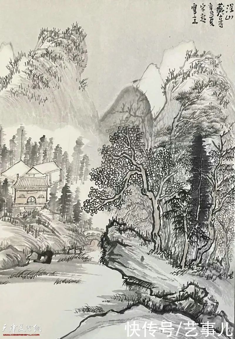 汤莉|天津美术学院首届“水墨为上”山水画高研班教学回顾